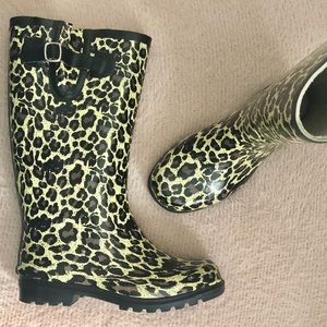 Nomad Rainboots Leopard Print